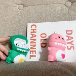 Wholesale Cute Design Cartoon Silicone Cover Skin for Airpod (1 / 2) Charging Case (Green Dinosaur)